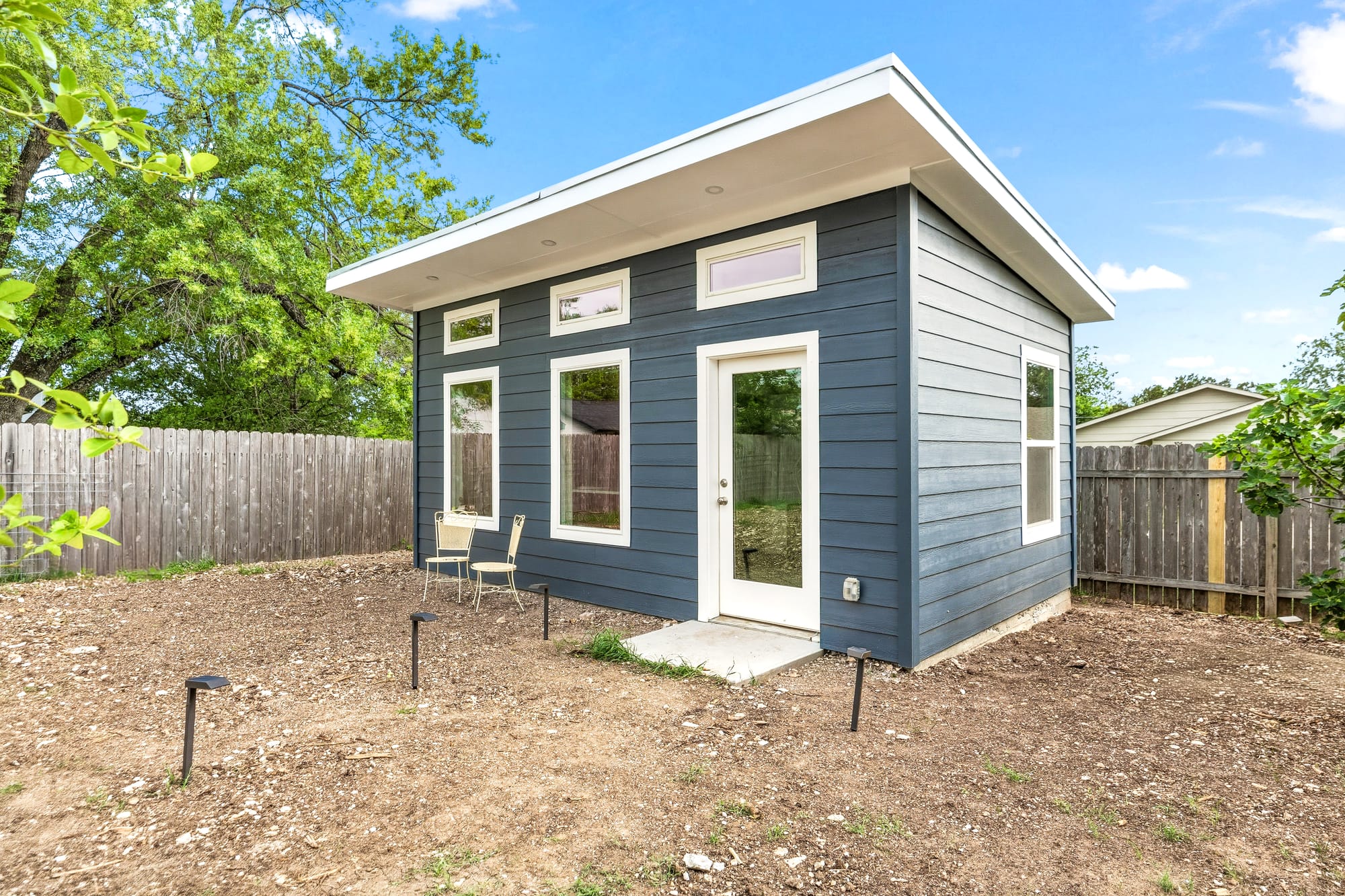 Front exterior from the left