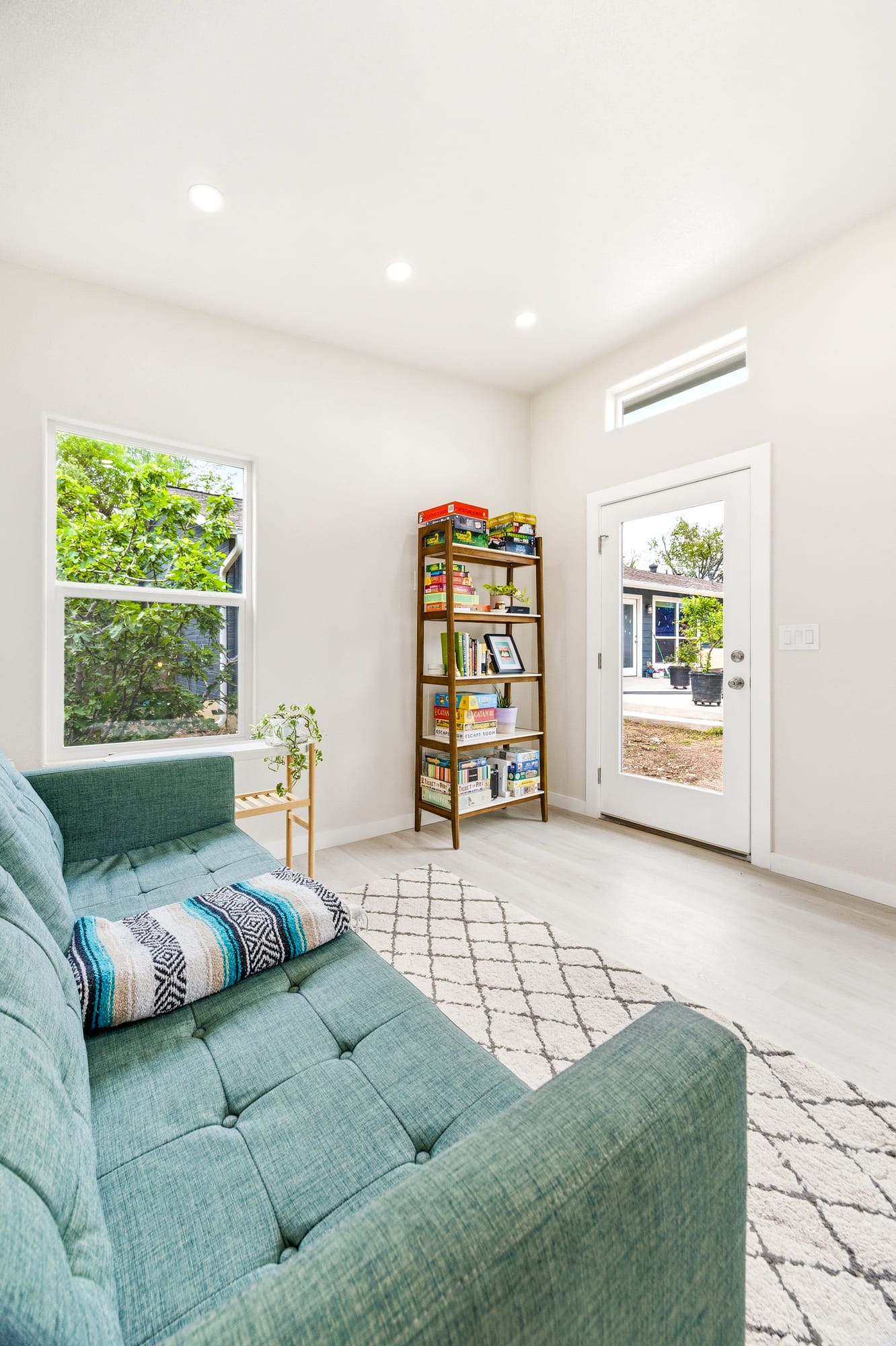 Living area from entry door