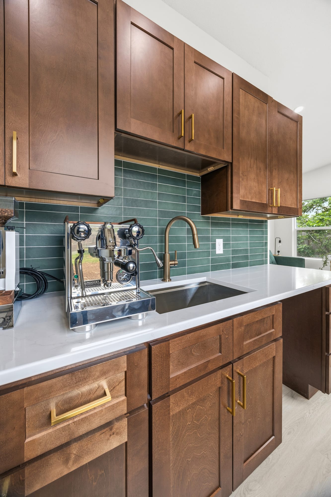 Espresso bar and sink