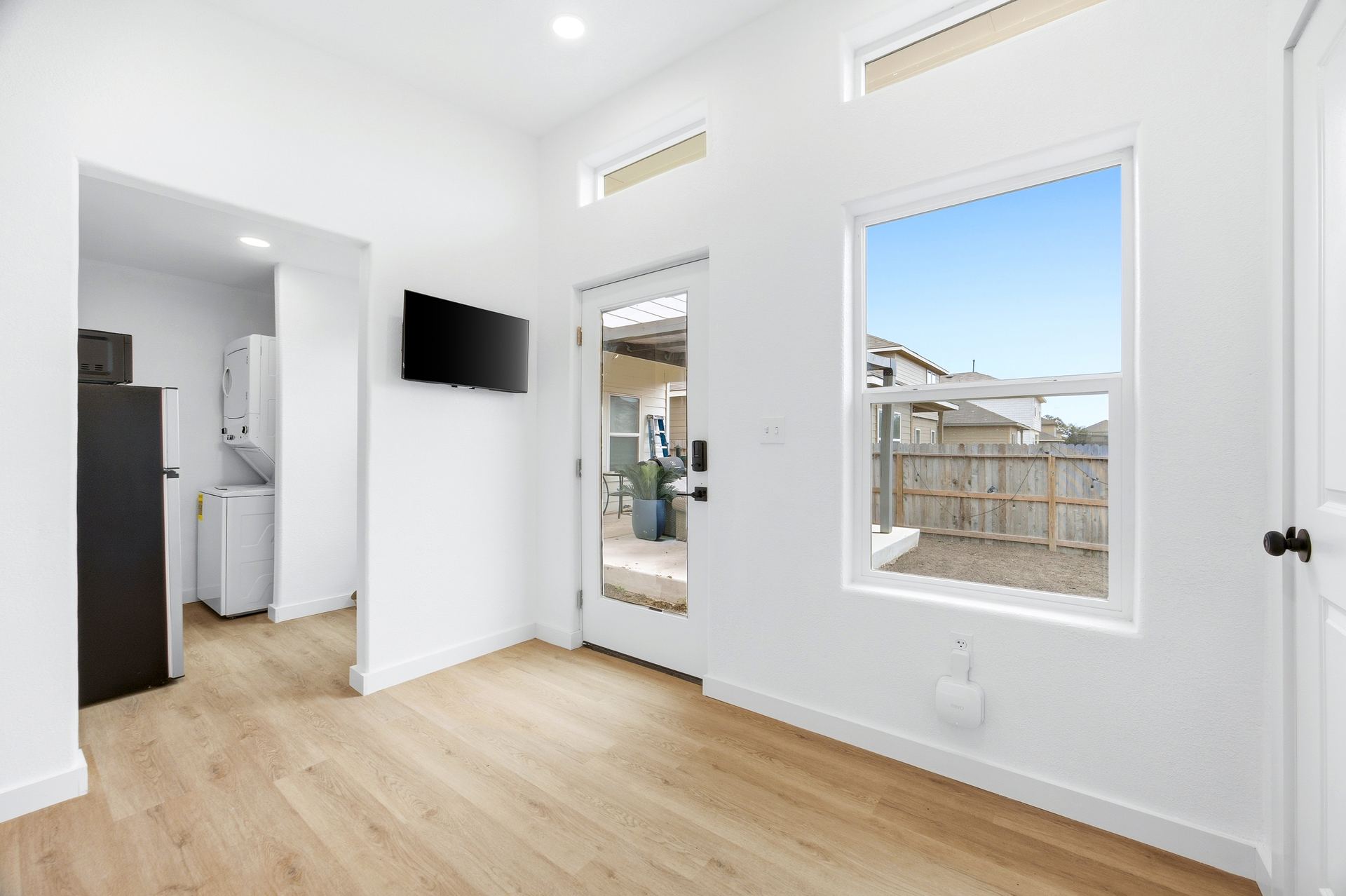 Interior living area from the entry