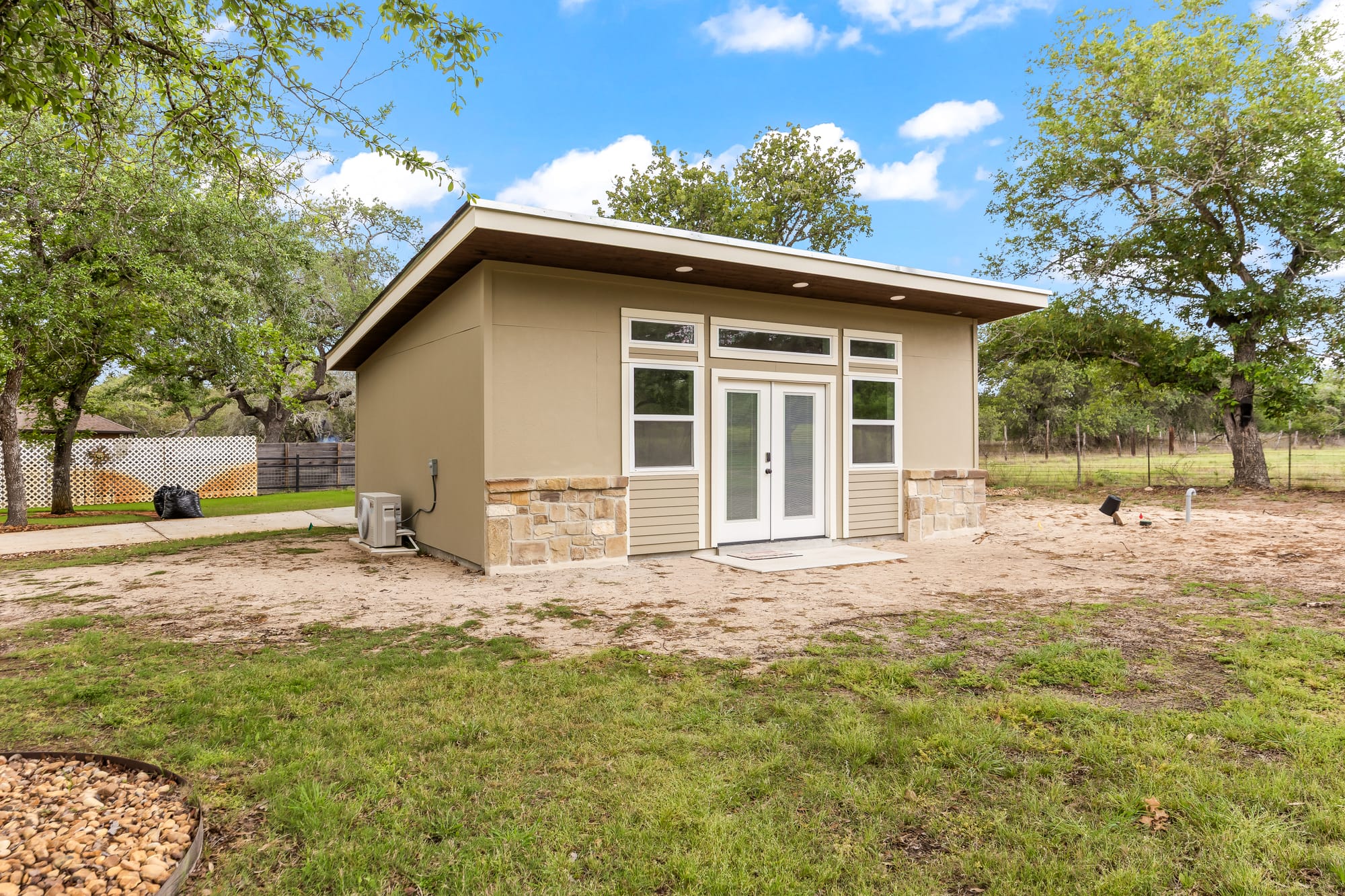 Front-angle exterior view