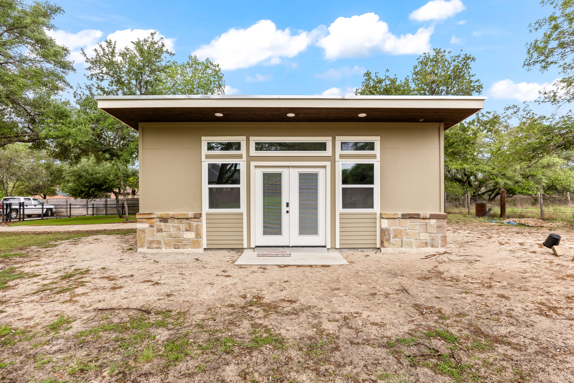 Adkins Generational Home - Front exterior of the Lynda 24x20 Residence