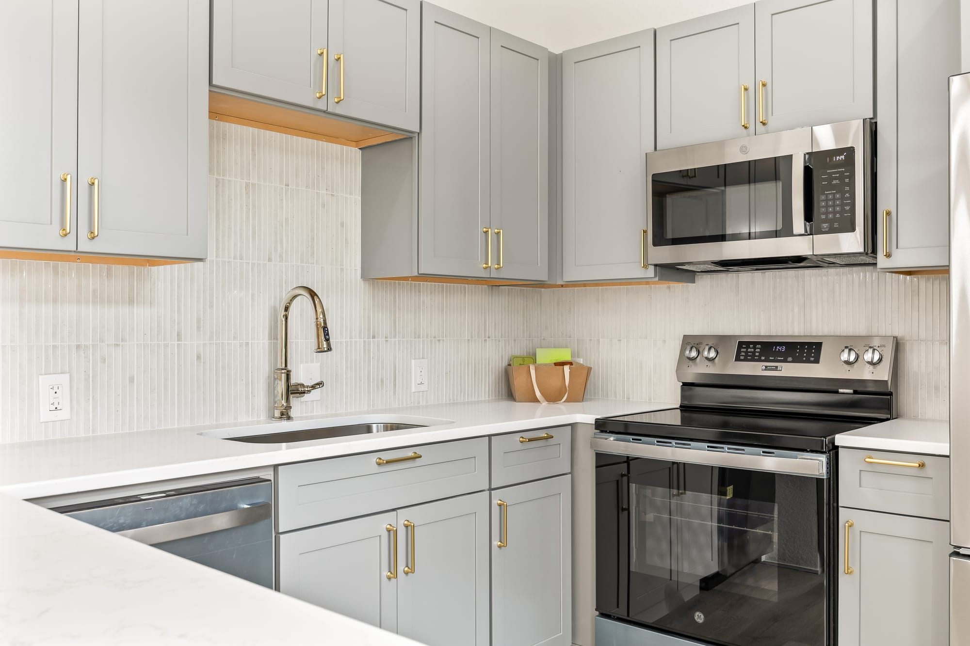 Kitchen backsplash detail