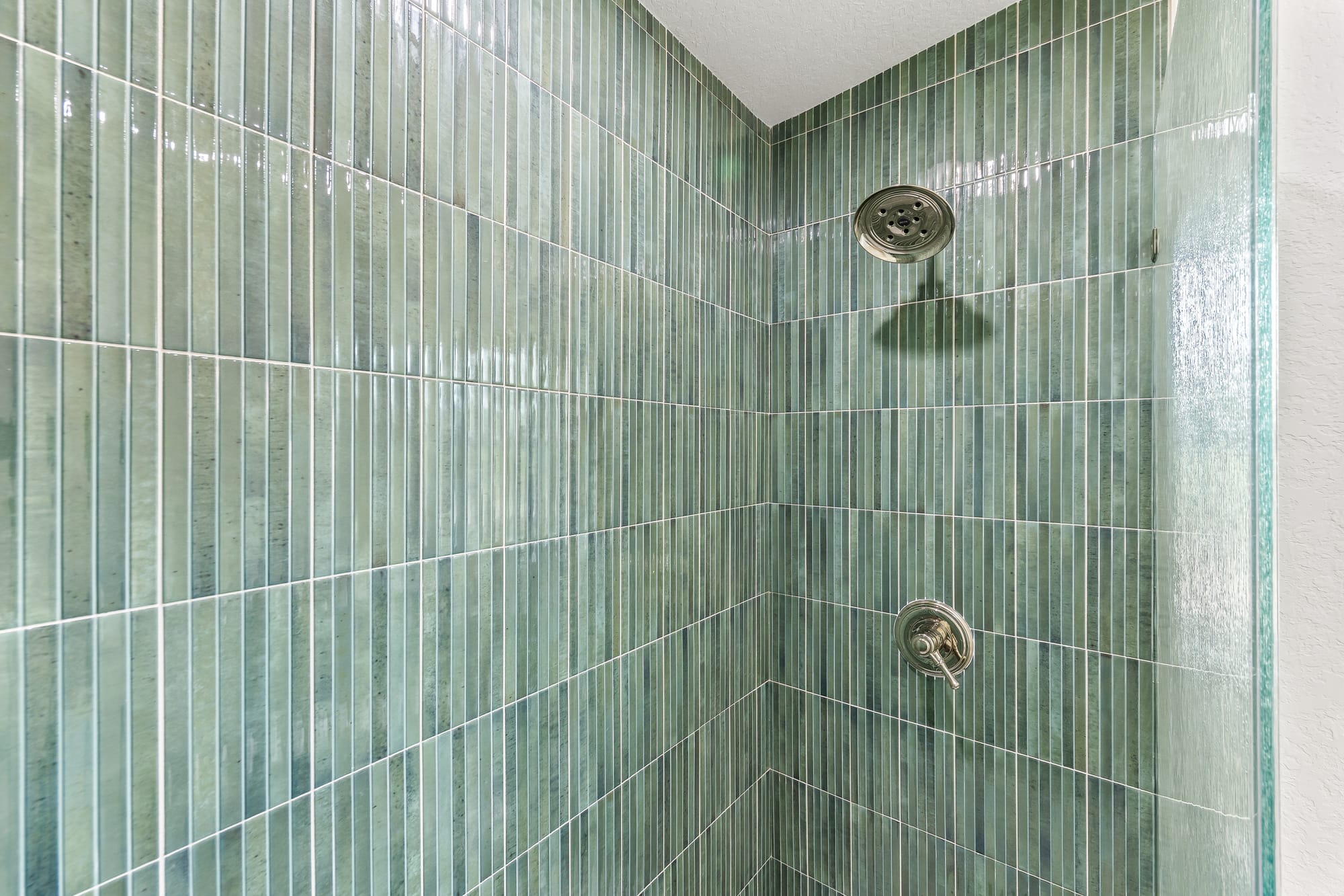Shower tile detail