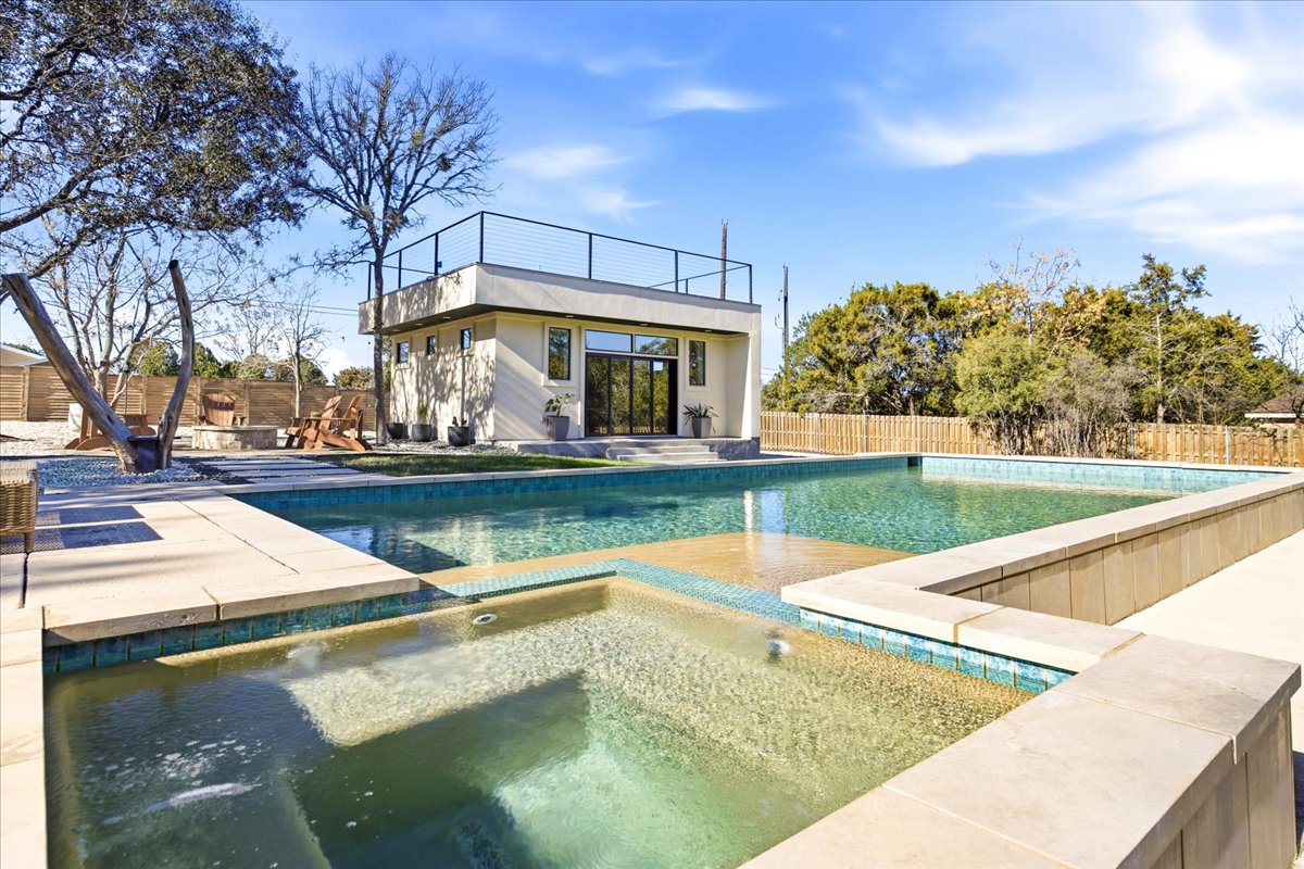 Pool and ADU view